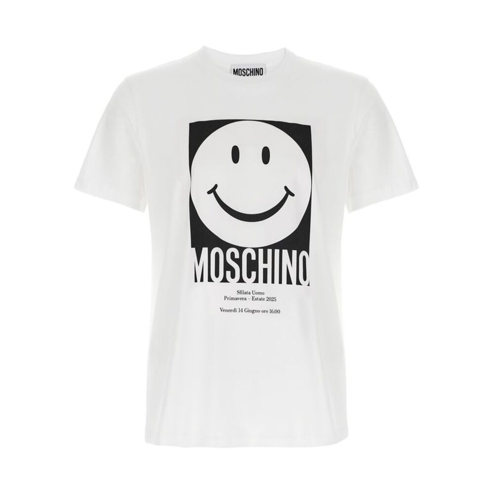 Moschino White Cotton Men's T-Shirt